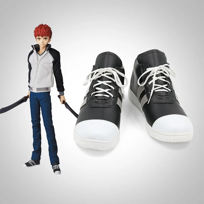 

Fate Stay Night Emiya Shirou Anime Cosplay Shoes Boots Halloween Carnival Party Costume Accessory Customized size