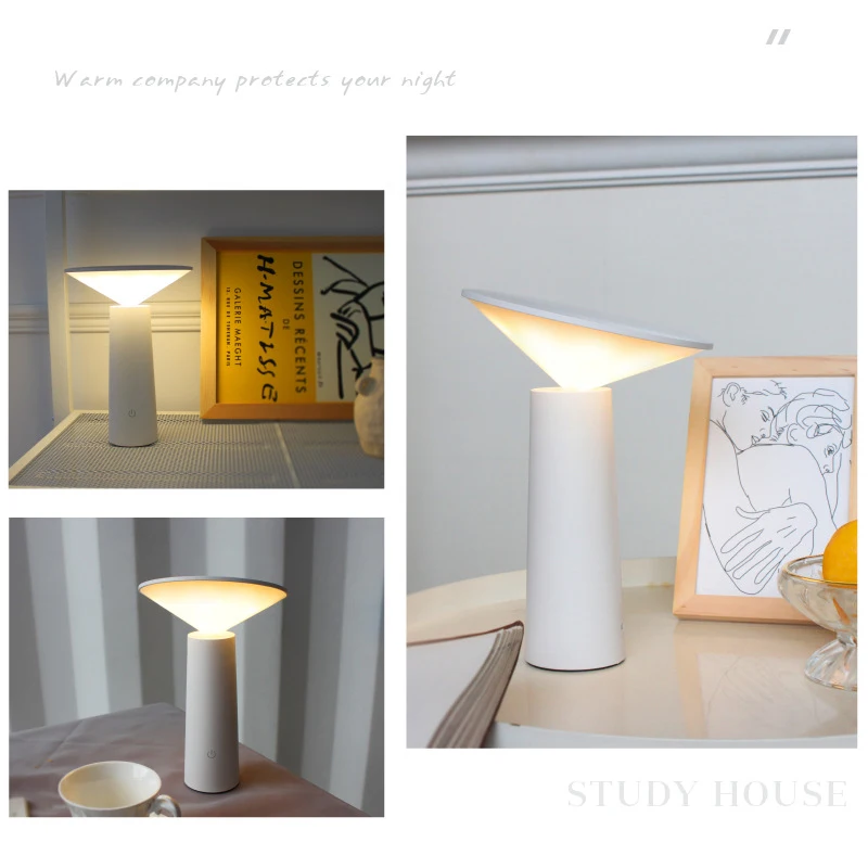 USB Dimmable светодиодный ночник lght настольная сенсорная настольная лампа Энергосберегающая защита зрения лампы для чтения спальня домашний декор
