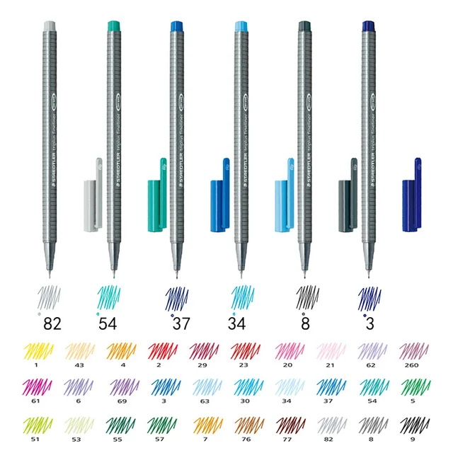 Staedtler - 30 Rotuladores TriPlus Fineliner