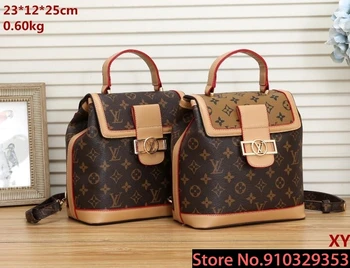 

Luxury Leather Handbags Women Bags Louis Vuitton LV- Designer Brand Women's Shoulder Bags Large Capacity Ladies Hand Bags L422