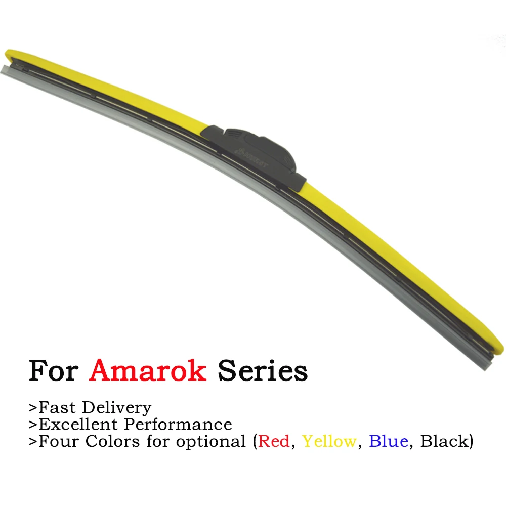 

2Pcs Color Windshield Wiper Blade For VW Amarok Vehicle Model Year From 2010 To 2020 Red Blue Yellow Black Winter Boneless Wiper