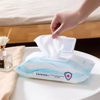 

80 Sheets Sterilized Wet Wipes Disposable Hand Sanitizing Disinfecting Tissue