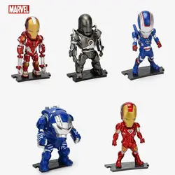Marvel экшн-модель супер герой фигурка железного человека MK1 MK35 5 шт./компл. игрушки Коллекционные Фигурки 10 см экшн ПВХ игрушки Детский подарок