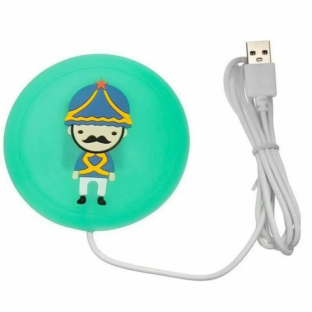 Бутылка для воды, аксессуары, USB силиконовый нагреватель, нагреватель, молоко, чай, кофе, кружка, горячие напитки, практичная, 50 ℃ - Цвет: 3