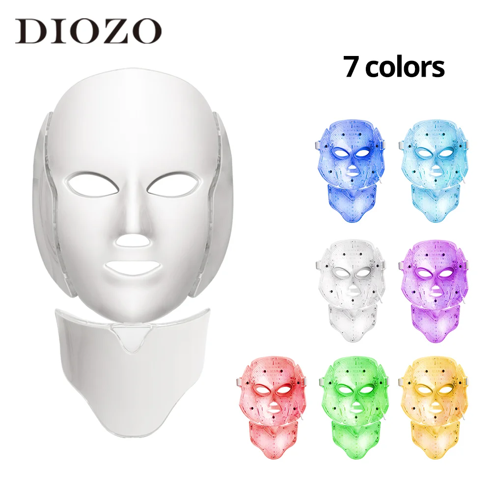 

DIOZO Photon Electric Led Facial Mask 7 Colors Light Therapy Beauty Light Beauty Devices