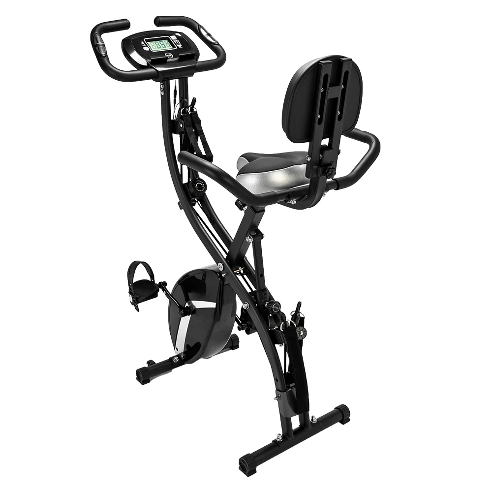 

3-in-1 Folding Exercise Bike Home Indoor Upright Semi-recumbent Recumbent Type Fitness Bicyle Fitness Equipment