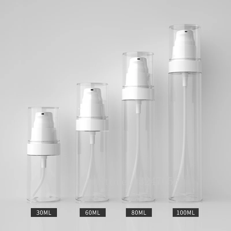 30ml60ml80ml100ml 20 шт./лот прозрачная косметическая бутылка для лосьона контейнеры