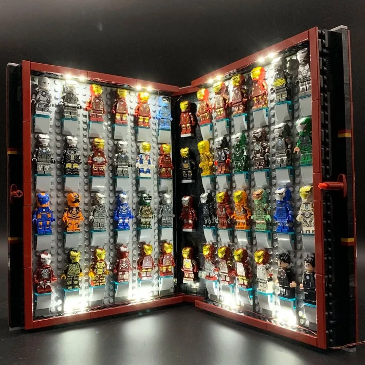 Новый в наличии Марвел Мститель Железный человек Legoset коллекции книга 52 фигурки