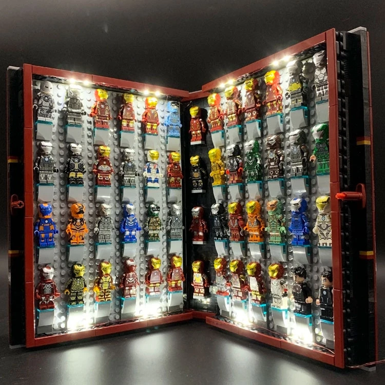 lego iron man book set