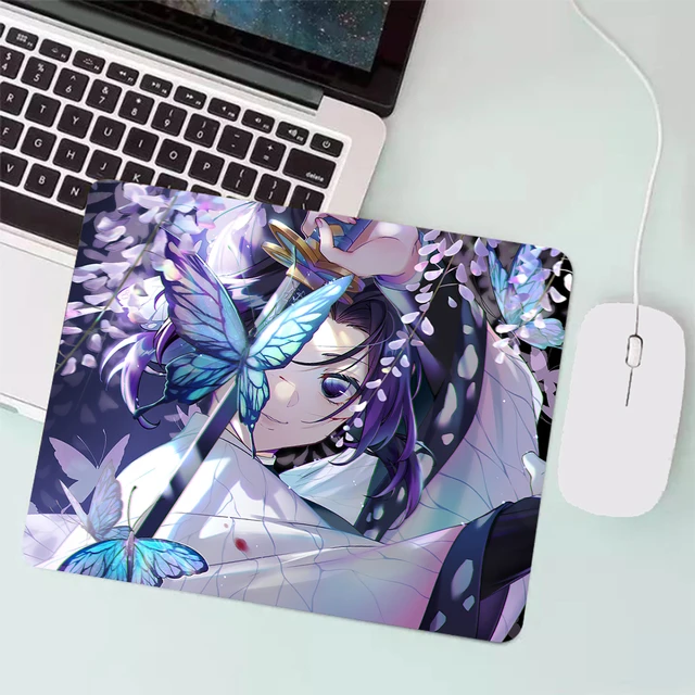 Grand tapis de souris de jeu média, ordinateur PC Gamer, ordinateur  portable, Mausepad, Demon Slayer, Kamado Nezuko, clavier polymères, tapis  de bureau - AliExpress