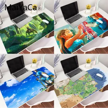 

MaiYaCa 70x30cm Zelda Rubber Pad to Mouse Game Gaming Mouse Pad Large Locking Edge Keyboard Desk Mat Cover for Cs Go lol Data
