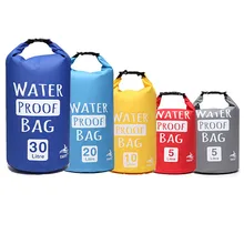 5L 10L 20L 30L водонепроницаемая сумка из ПВХ, Ультралегкая сухая сумка для дайвинга, плавания, походов на открытом воздухе, кемпинга, походов, сумки для хранения воды