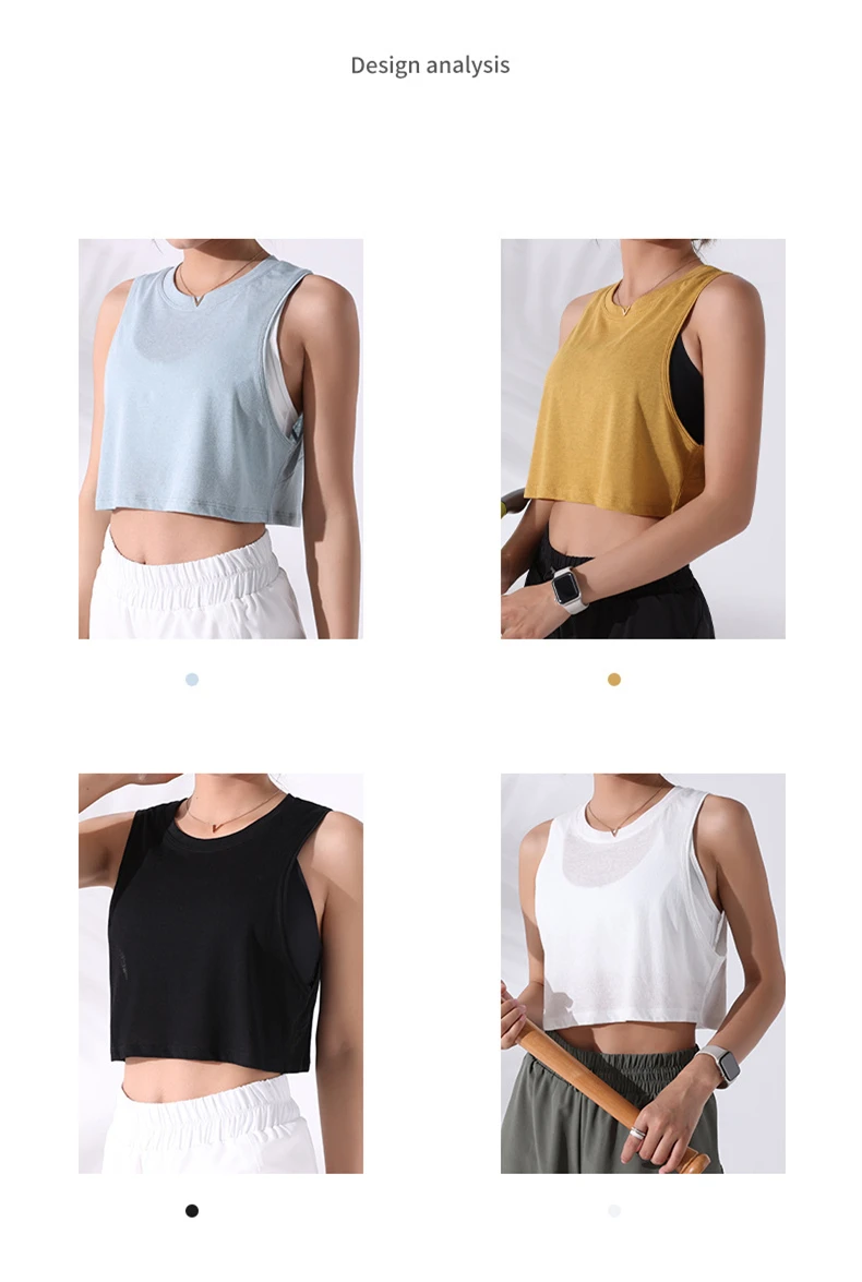 Casual Loose Fit Gym Yoga Sport Crop T-Shirt Women Naked Feel Breathable Soft Femme Workout Training Fitness Crop Tops Tee