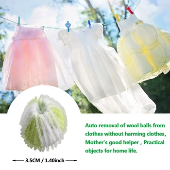 

24 Pieces Pet Hair Remover Reusable Hair Dryer Ball Pet Washing Balls for Laundry Washing Machine Supplies