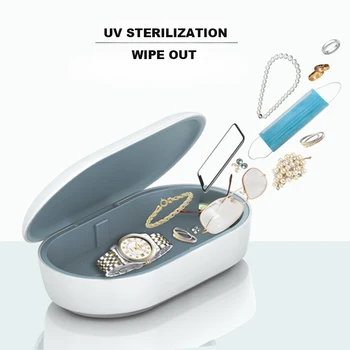 

Wireless Charger UV Light Sterilization Box Disinfection Sterilizer Bacteria Prevention Masks Watch Phone Sterilization Tool