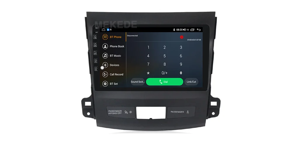 MEKEDE 4G LTE 9853 4G 8 ядерный автомобильный Радио мультимедийный плеер навигация gps для Mitsubishi Outlander xl 2 2005-2011 2din без DVD