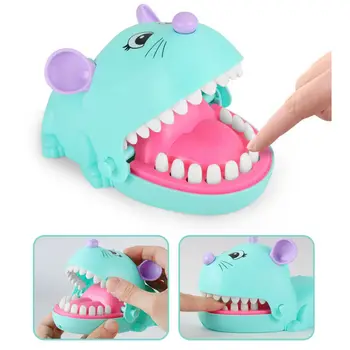 

Funny Mouse Mouth Bite Finger Game Trick Prank Prop Kids Interactive Toy Cute Creative Novel Toys