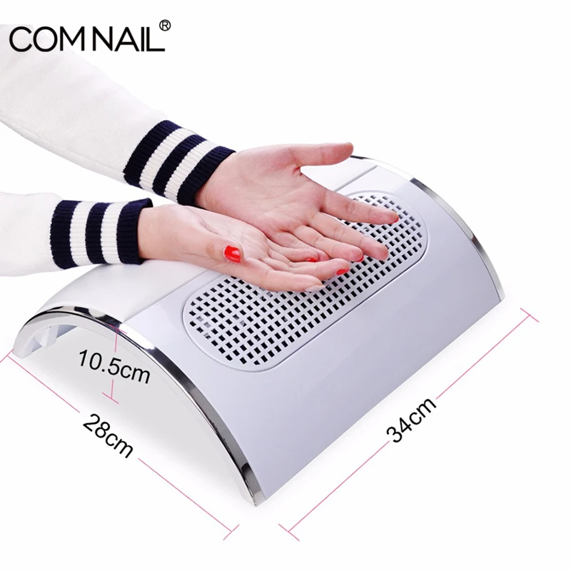 Tanie Comnail środek do czyszczenia paznokci odpylacz z 3 wentylatorami próżnia 40W potężny środek czyszczący Manicure narzędzia do salonu statek z rosji magazyn
