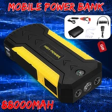KROAK автомобильное пусковое устройство power Bank 89800mAh 12V 4USB автоматический усилитель аккумулятора аварийное зарядное устройство пусковое устройство с светодиодный светильник