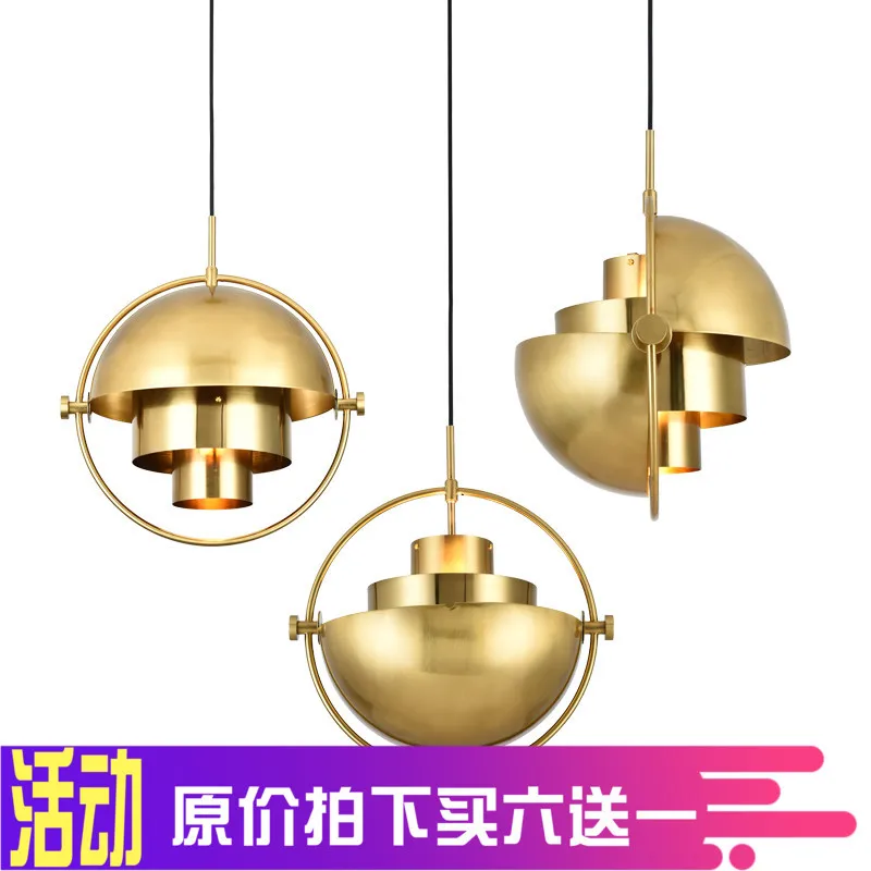 

A Post Modern Designer Metal A Chandelier Restaurant Study Bedroom Semi-circle Type Bar Counter Deformation A Chandelier