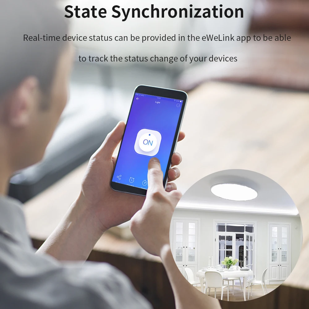 Smart Switch Smart Switch Module Sonoff Basic R2 Sonoff Switch WiFi Wireless DIY Module Remote ON/OFF Timing For Smart Home Automation Works with Alexa