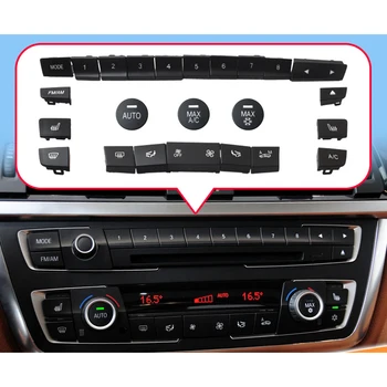

Air conditioner button Audio CD Digital Seat heating switch Knob cover For BMW 3 series F35 318