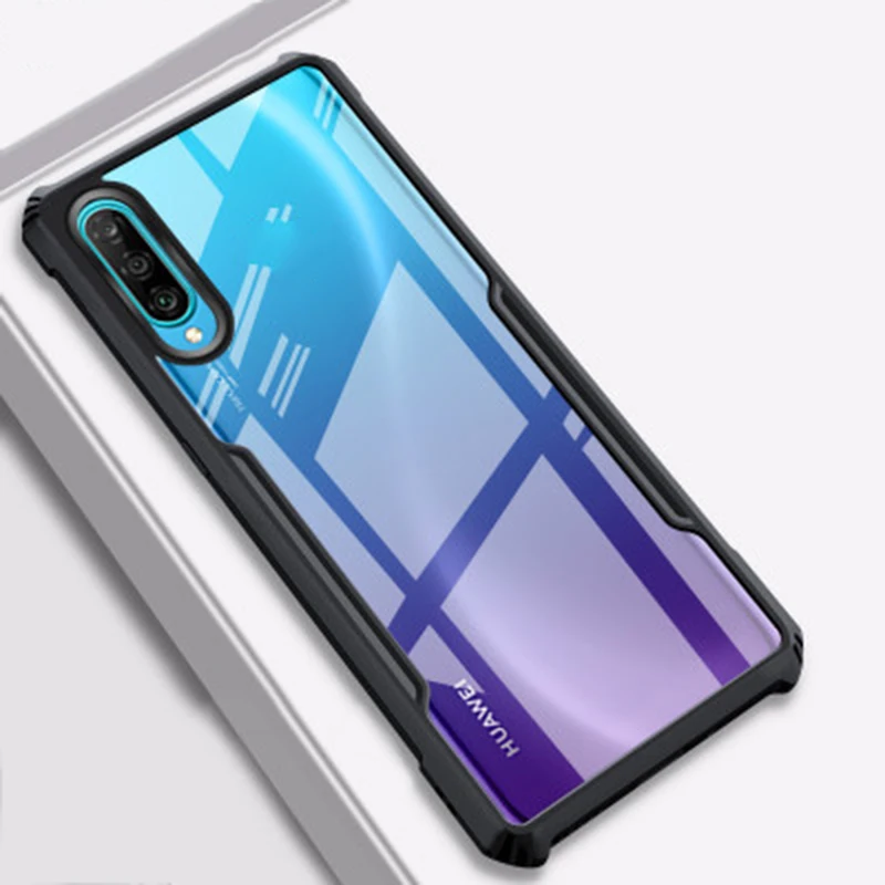 Прозрачный ударопрочный чехол для Huawei Honor 9X Pro акриловый бампер мягкий Y9s P Smart 2019