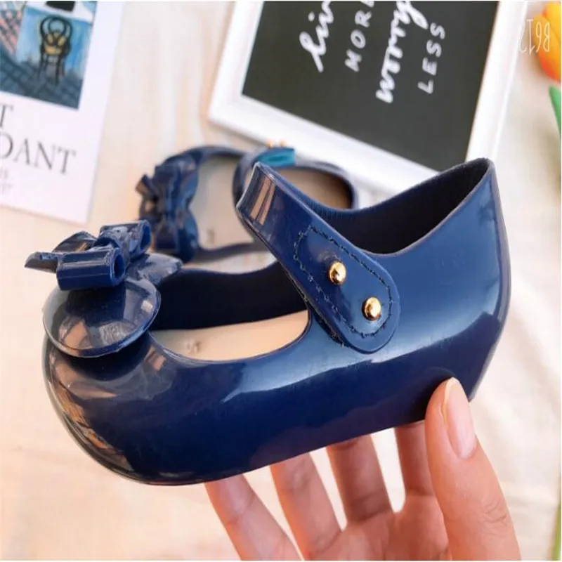 Mini Melissa/Новинка года; прозрачные сандалии для девочек; летние сандалии с короной; милые детские сандалии Melissa; пляжная обувь; обувь для малышей; 13-18 см