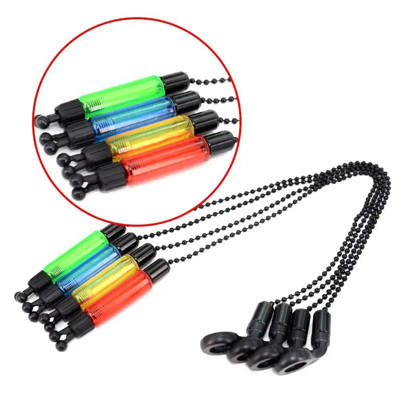 

4 Colors Fishing Bite Alarm Hanger Swinger LED Illuminated Indicator Bite Alarm Durable Fish Tools Accessories