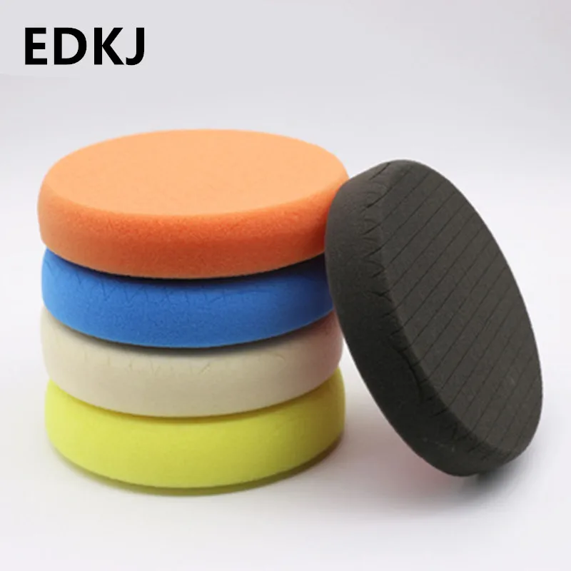 

1 set Automobile polishing wool 6 inch five color grid polishing sponge wheel mirror surface reduction automobile