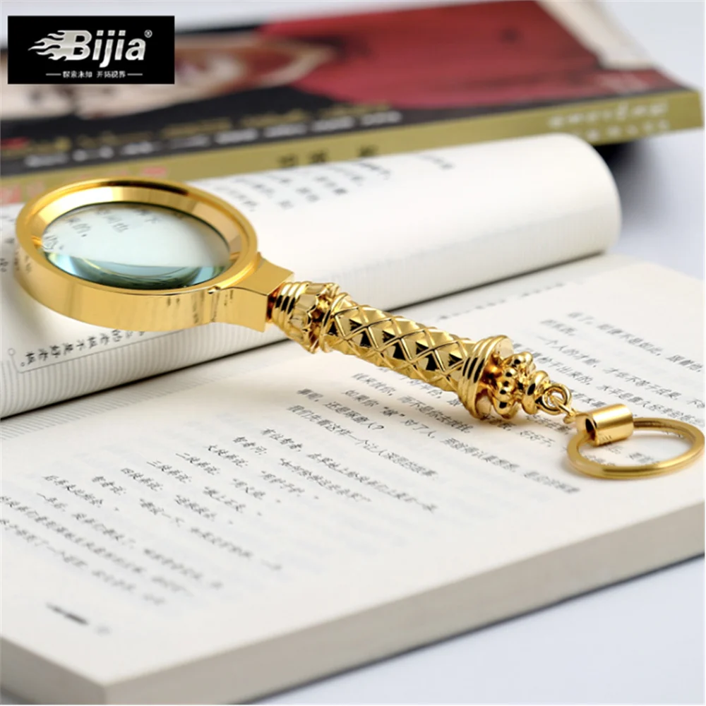 BIJIA 15x портативная Портативная оптическая лупа для чтения детей пожилого