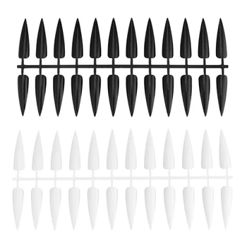 

480pcs Artificial Plastic False Nail Nails for DIY Family or Professional Salon