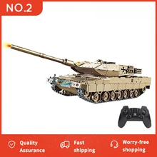 RC Tank Military War Battle United States M1 Leopard 2 Remote Control Toy Car Tactical Model Electronic Boy Toys Children