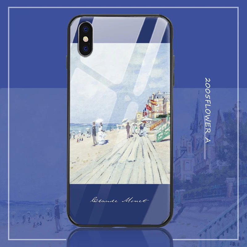 Чехол для Iphone xr ip x xs max 6/7/8 plus 11pro чехол девочки масло стекло рисования телефона