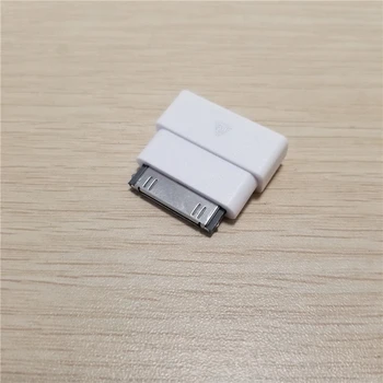 

30Pin Adapter Male to Female for Apple Iphone Ipad Ipod Extension Plug Jack White