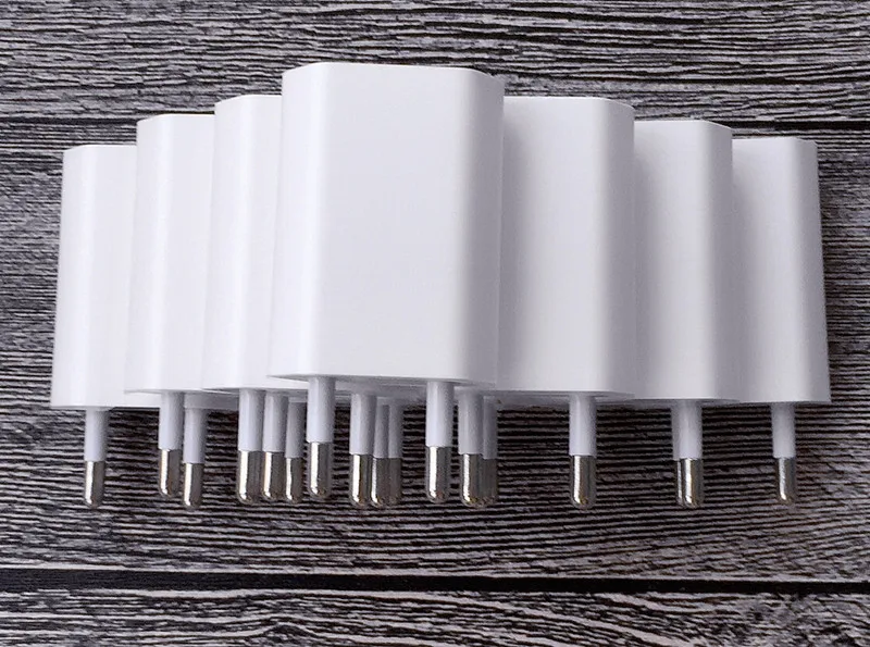 10 шт./лот 1: 1 оригинальное качество A1400 ЕС США штекер USB AC зарядное устройство настенный адаптер Зарядник для 5 5S 6 7 PLUS с упаковкой