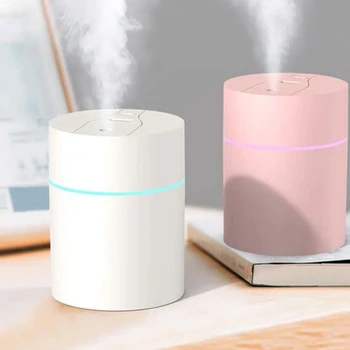 

300ml Mini USB Air Humidifier with LED Breathing Light Nano Mist Diffuser Mute Humidification Air Purifier for Home Car
