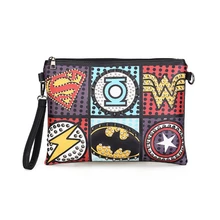 Модная дизайнерская кожаная сумочка аниме Женская вечерняя сумка-клатч женская сумка на молнии на плечо женские клатчи сумочка-кошелек