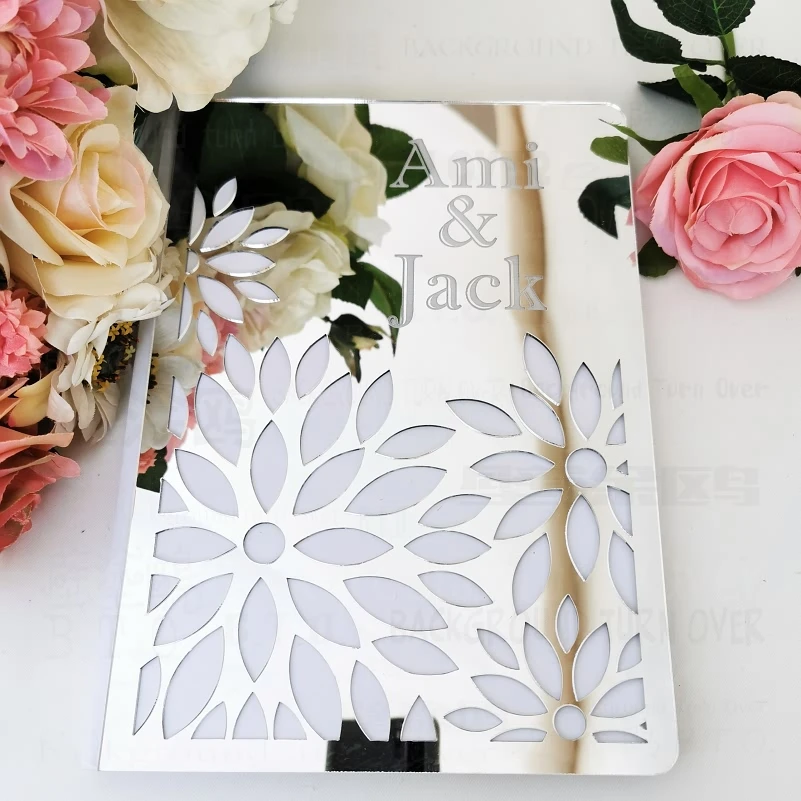 capa frontal assinatura guestbook gravar nomes data