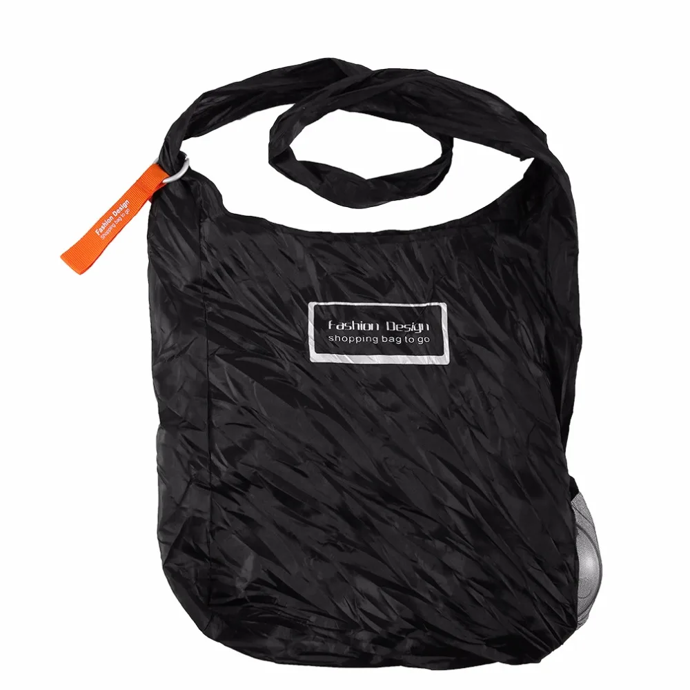 K-STAR Large Capacity Folding  Storage Bags Portable Shopping Storage Bag Eco-friendly Reusable Folding Women Handle Bag