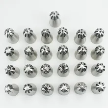 Онлайн знаменитостей Сферический носик для украшения факел цветок наконечник из нержавеющей стали рот трубопровода устройства формовочная сферическая цветок