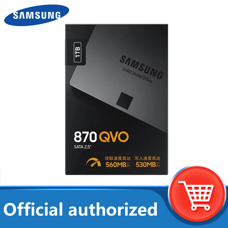 Жесткий диск SAMSUNG 870 QVO Внутренний твердотельный на ТБ 4 8 SATA 3 HDD жесткий для