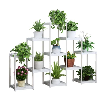 

Airs Multi-storey Indoor Household A Living Room Flower Rack Black Floating Window Shelf Balcony Green Luo Flowerpot Shelves
