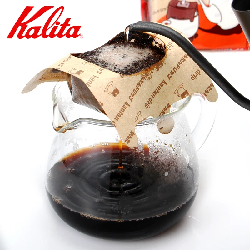 Kalita портативный капельный кофе фильтр мешок 30 листов домашний офис путешествия