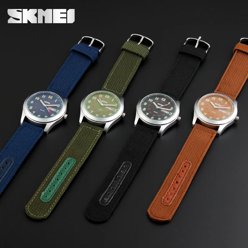 

Skmei Night Light Retro Men Women's Leather Watch Strap Students Watch Business Quartz Watch Watrproof Watch