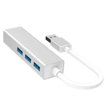 

Hot Sale USB2.0/3.0 to RJ45 Ethernet Adapter 4 Ports Converter for Macbook ASUS Laptop