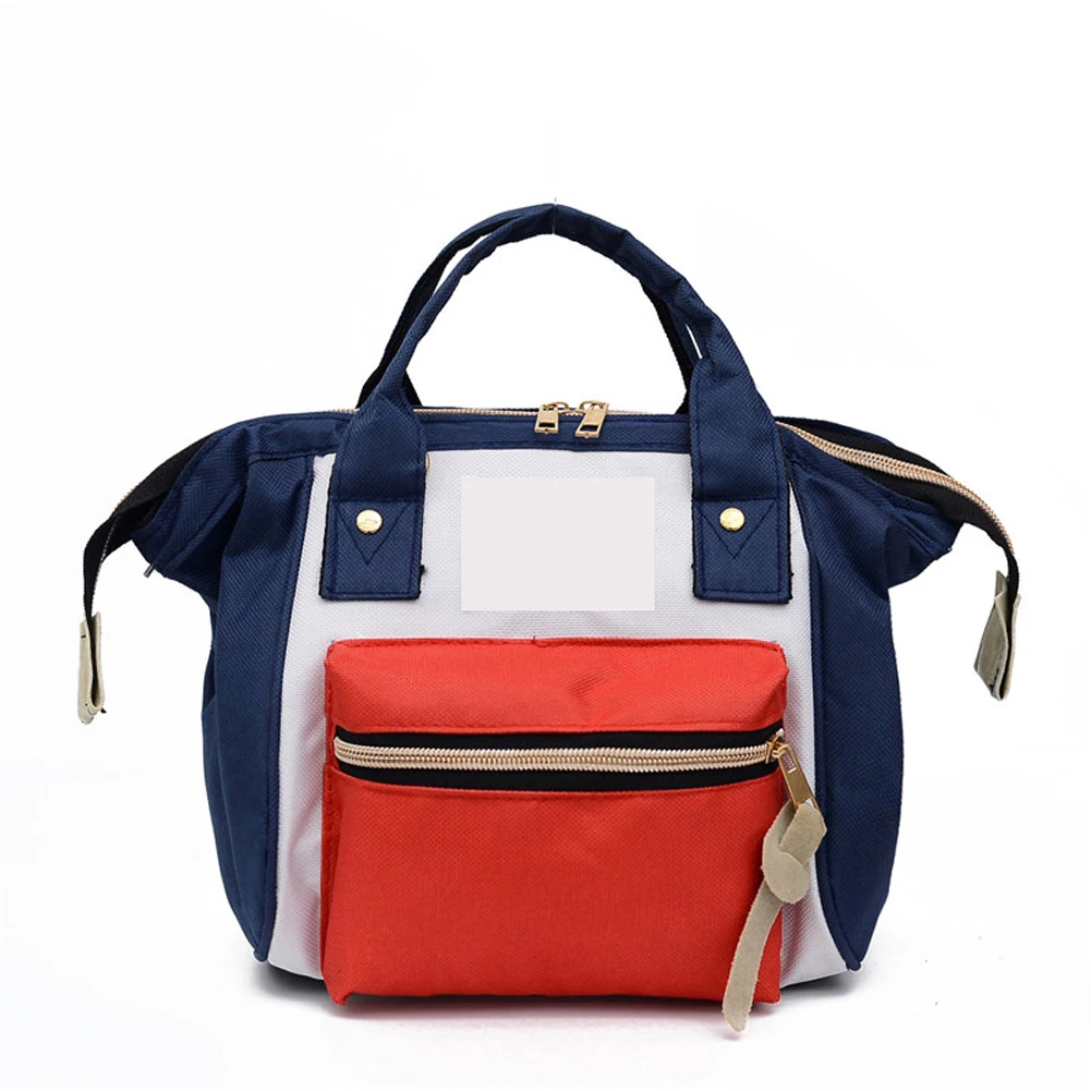 

Mommy Backpack Women Female Retro Student Bag Handle Adjustable 3 Belts Multi-use Shoulder Bags for Outdoor Travel 34x32x13cm