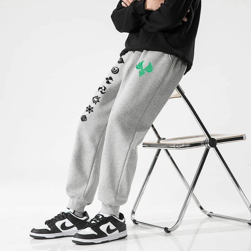 Game Genshin Impact Print Sportswear Running Sport Jogging Pants Casual Streetwear Sweatpants Jogger For Men Women Unisex