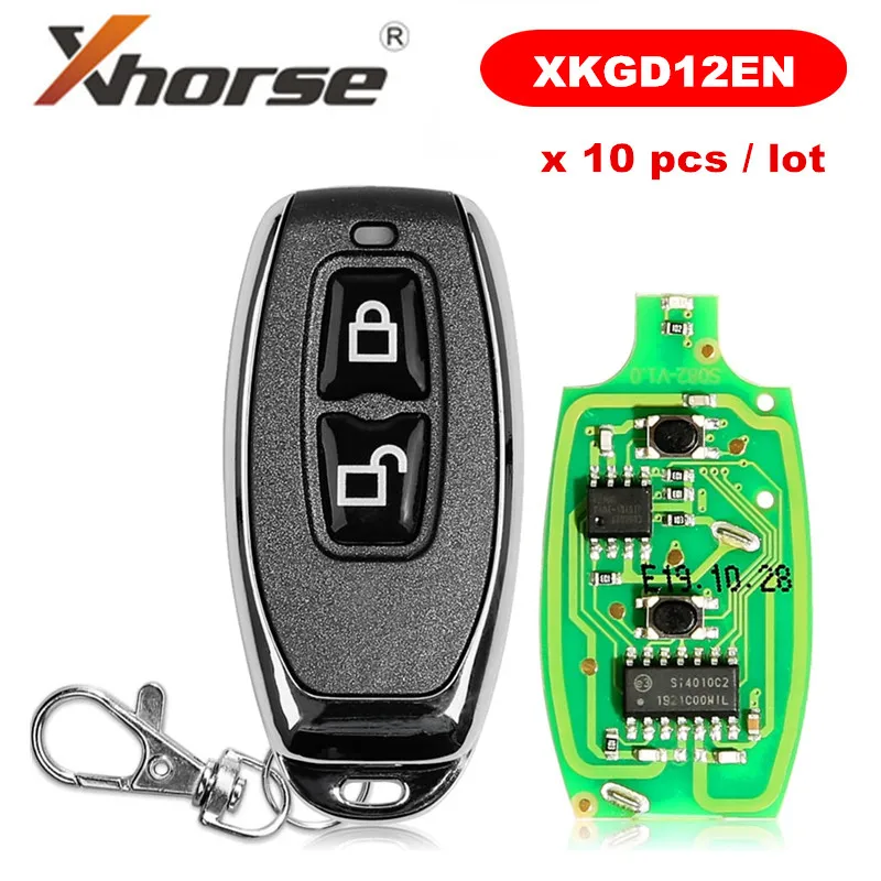 XHORSE XKGD12EN 2 кнопочный провод универсальный дистанционный ключ для двери гаража VVDI