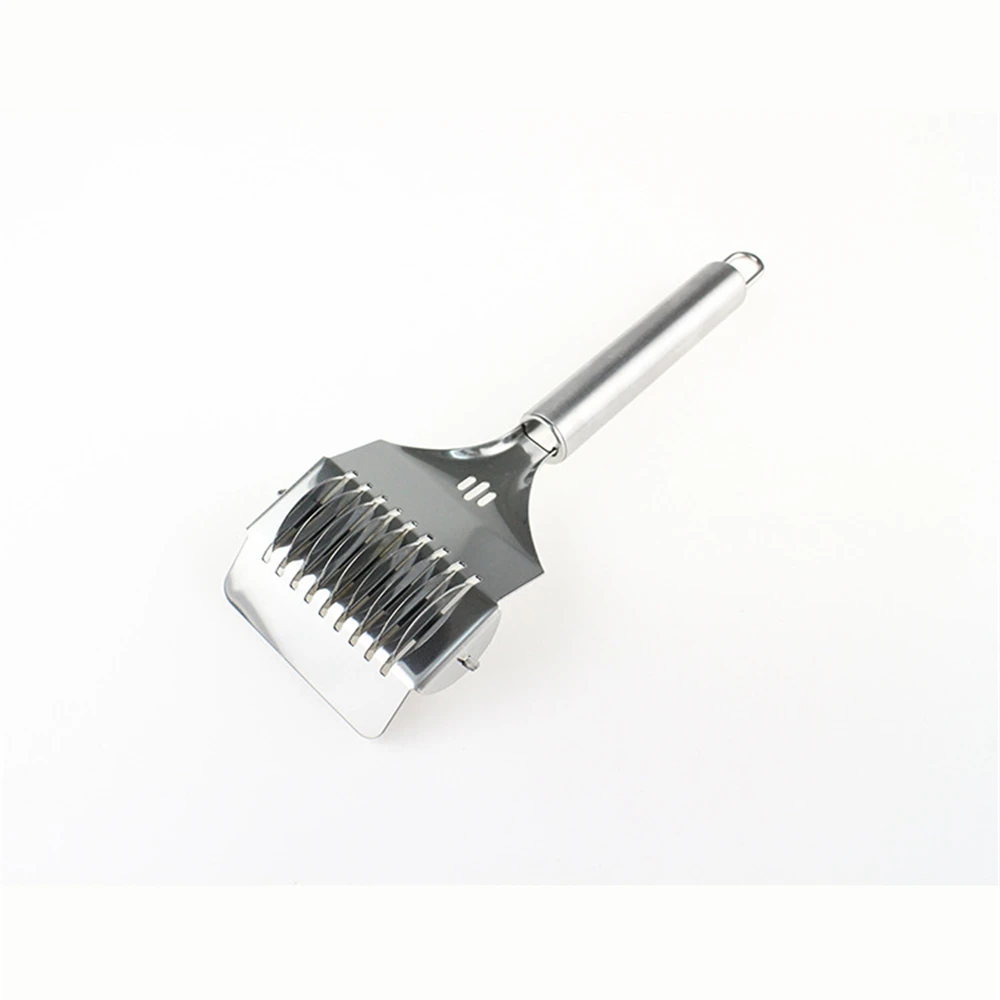 22cm Stainless Steel Manual Noodle Cutter Pasta Slicer Vegetable Onion Garlic Cutters Dough Slicers Household Kitchen Gadgets